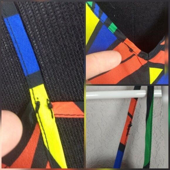 Ark & Co. Geo Print High Low Dress Small - Picture 12 of 13